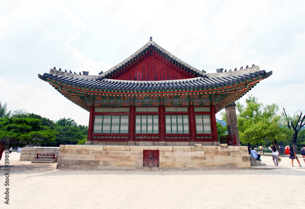 Gyeongbokgung Palace in Seoul, South Korea.