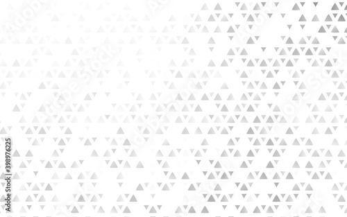 Light Silver, Gray vector pattern in polygonal style.