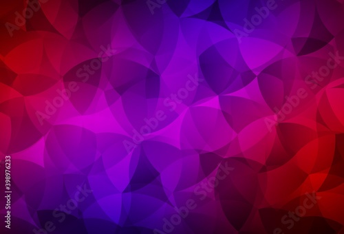 Dark Blue, Red vector pattern with random forms.