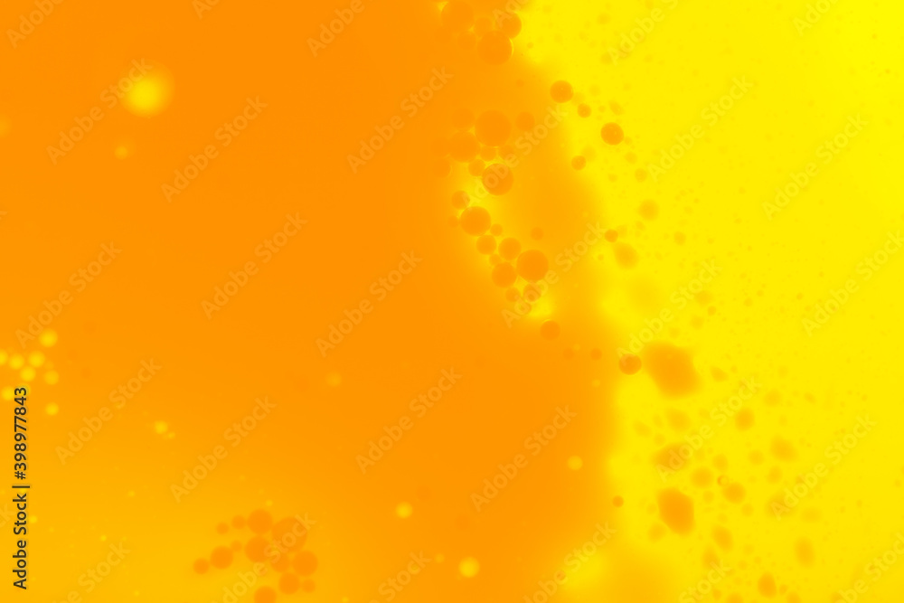 abstract background with streaks and spots in yellow, place for text