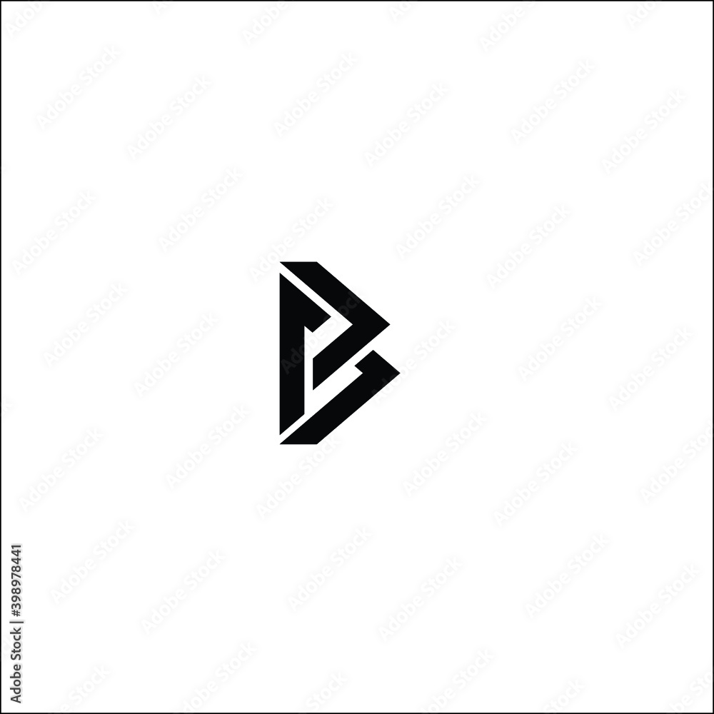 Letter B Logo contruction Letter B Logo contruction
