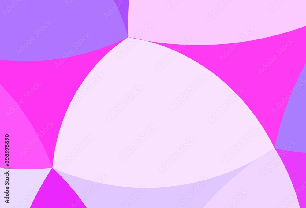 Light Red vector template with bent lines. Light Red vector template with bent lines.