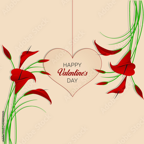 valentine greeting card