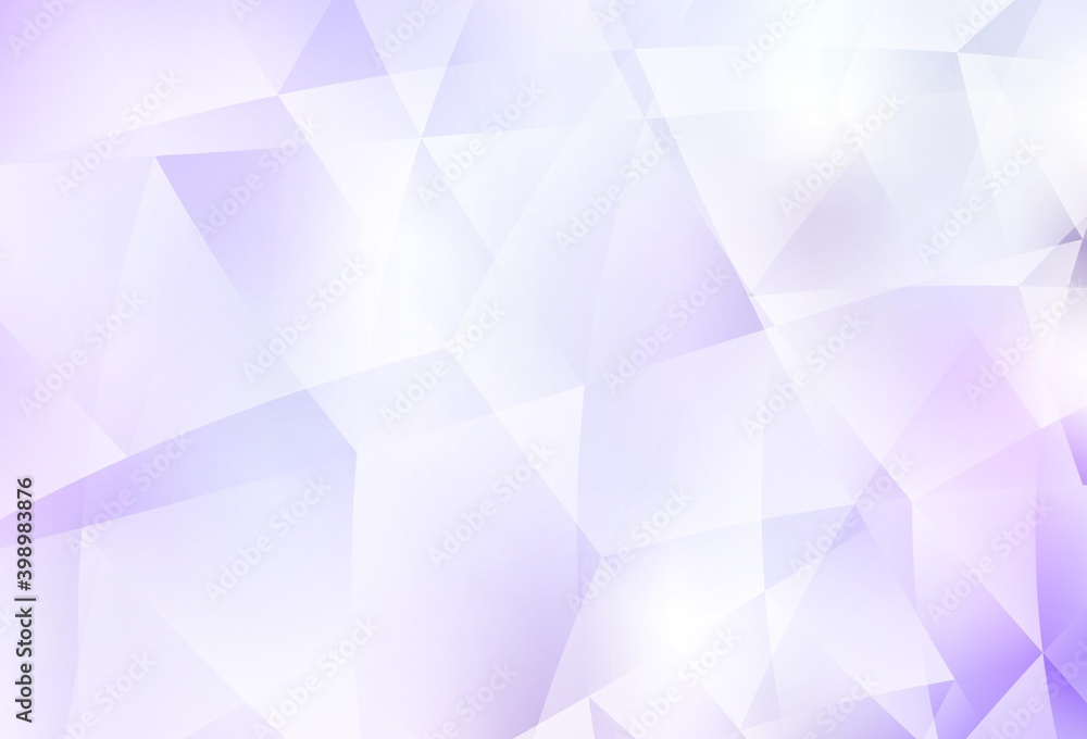 Fototapeta premium Light Purple vector abstract mosaic backdrop.