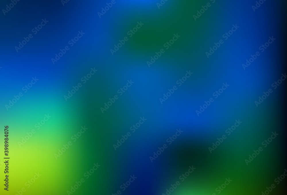 Dark Blue, Green vector abstract bright template.