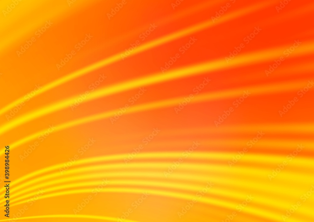 Light Yellow, Orange vector blurred shine abstract pattern. Light Yellow, Orange vector blurred shine abstract pattern.