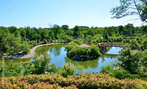 Scenery at Frederick Meijer Gardens & Sculpture in Michigan, with the tranquillity, simplicity and beauty. photo