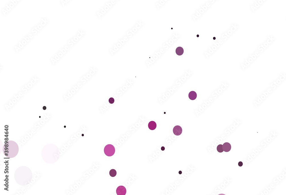 Light Pink vector template with circles. Light Pink vector template with circles.