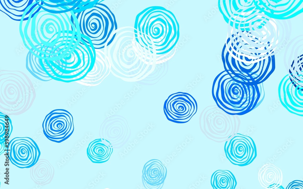 Light BLUE vector elegant template with roses. Light BLUE vector elegant template with roses.