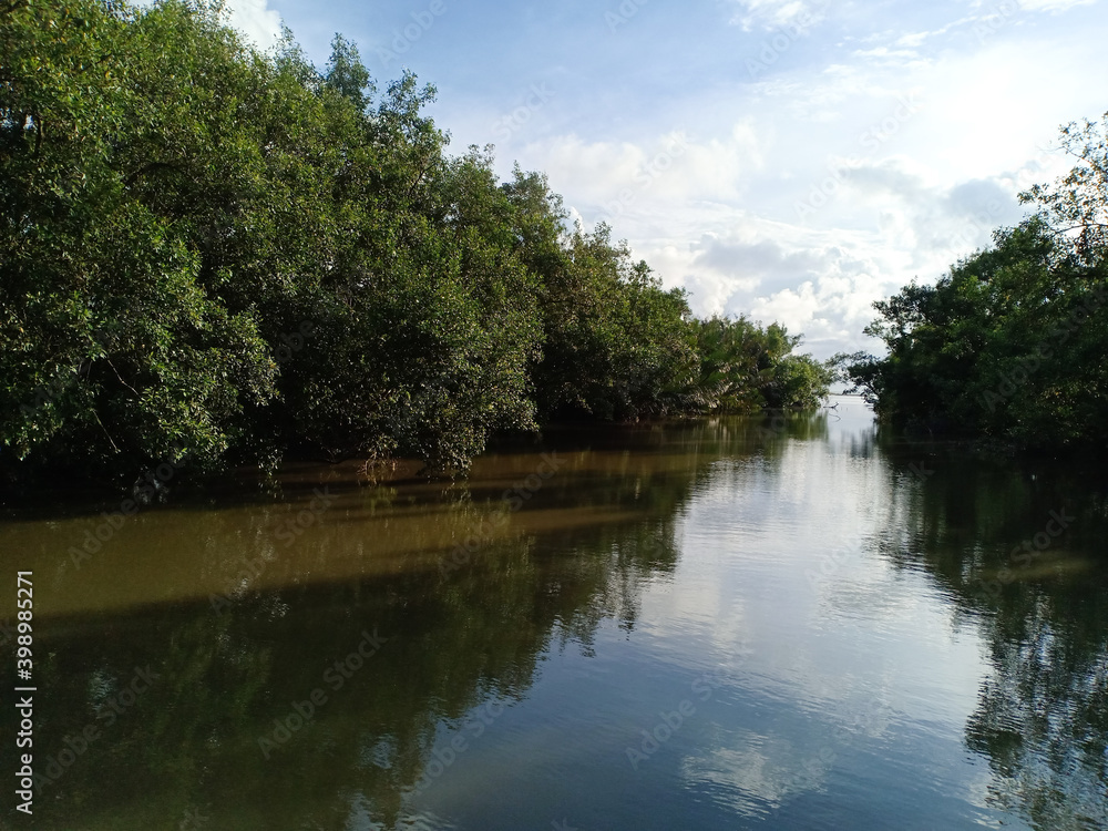 a river that flows directly into the sea a river that flows directly into the sea