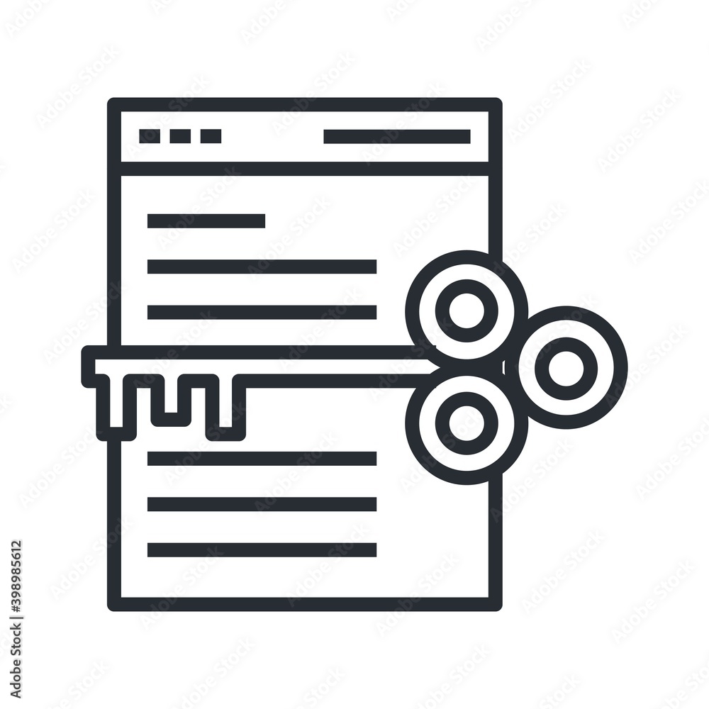 Concept for keyword research, on-page optimization and search engine optimization. Line vector illustration. Concept for keyword research, on-page optimization and search engine optimization. Line vector illustration.