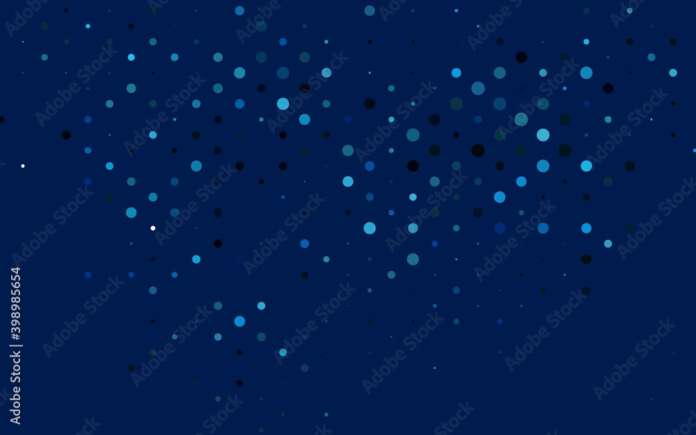 Light BLUE vector template with circles. Light BLUE vector template with circles.
