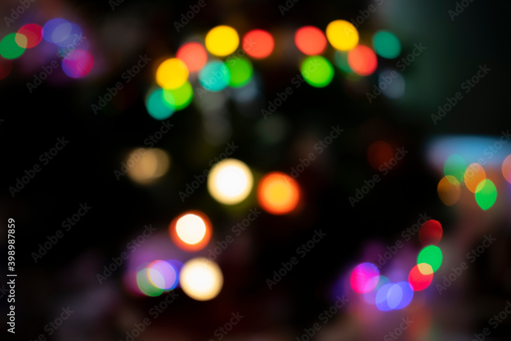 christmas tree lights bokeh christmas tree lights bokeh