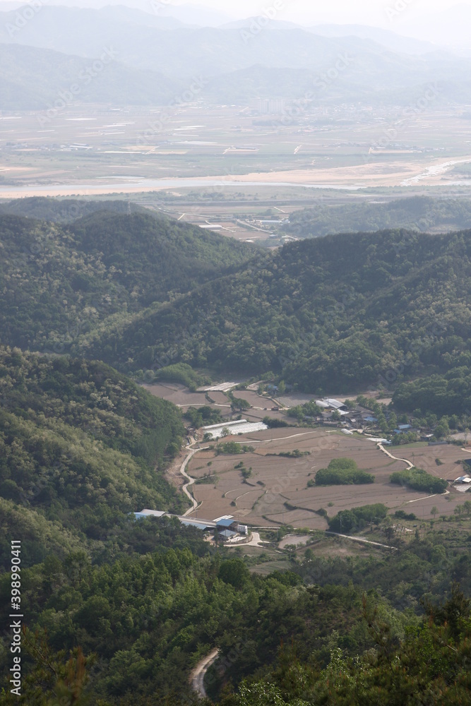 Fototapeta premium 절,정상