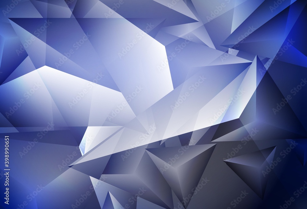 Dark BLUE vector pattern with polygonal style. Dark BLUE vector pattern with polygonal style.