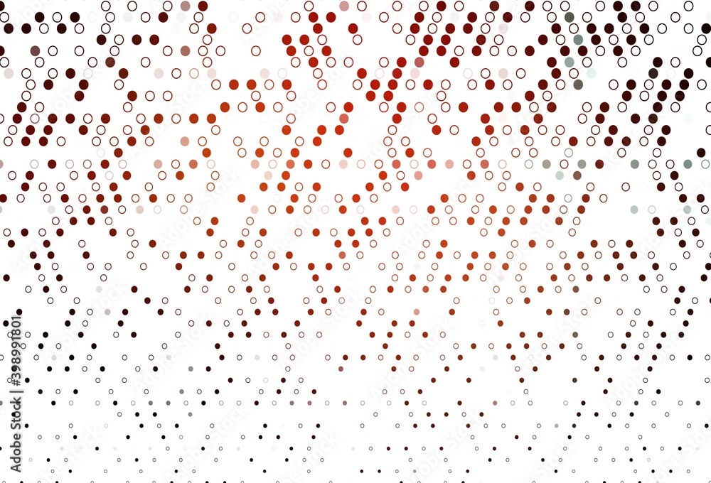 Light Red vector pattern with spheres. Light Red vector pattern with spheres.