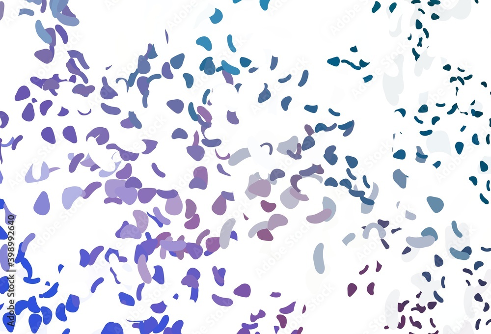 Light Blue, Red vector texture with random forms. Light Blue, Red vector texture with random forms.