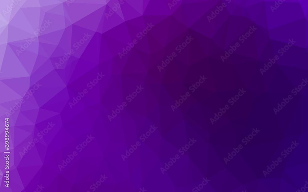 Light Purple vector low poly cover. Light Purple vector low poly cover.