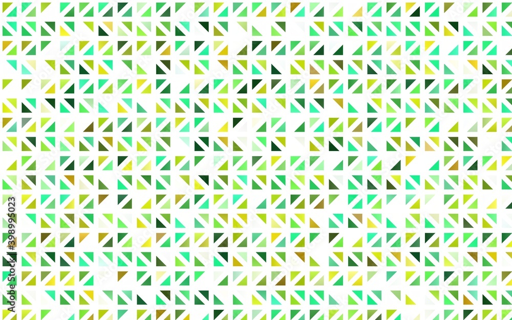 Light Green, Yellow vector pattern in polygonal style. Light Green, Yellow vector pattern in polygonal style.