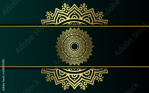 Luxury ornamental mandala background with arabic islamic east pattern style premium vector