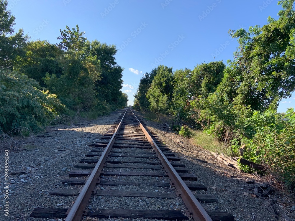 Fototapeta premium railway in the countryside