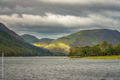 Buttermere lake in Lake District. Cumbria. England