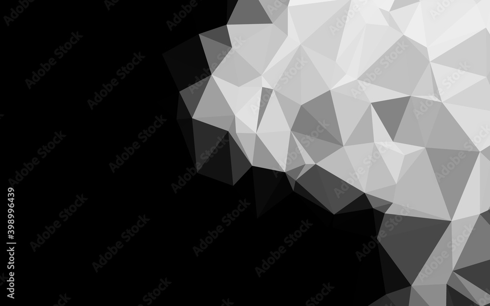 Light Silver, Gray vector low poly texture. Light Silver, Gray vector low poly texture.