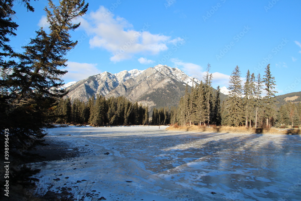 Winter On The Bow, Banff National Park, Alberta Winter On The Bow, Banff National Park, Alberta
