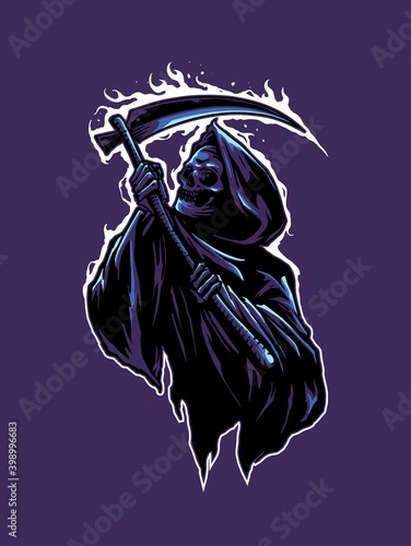 grim reaper symbol design