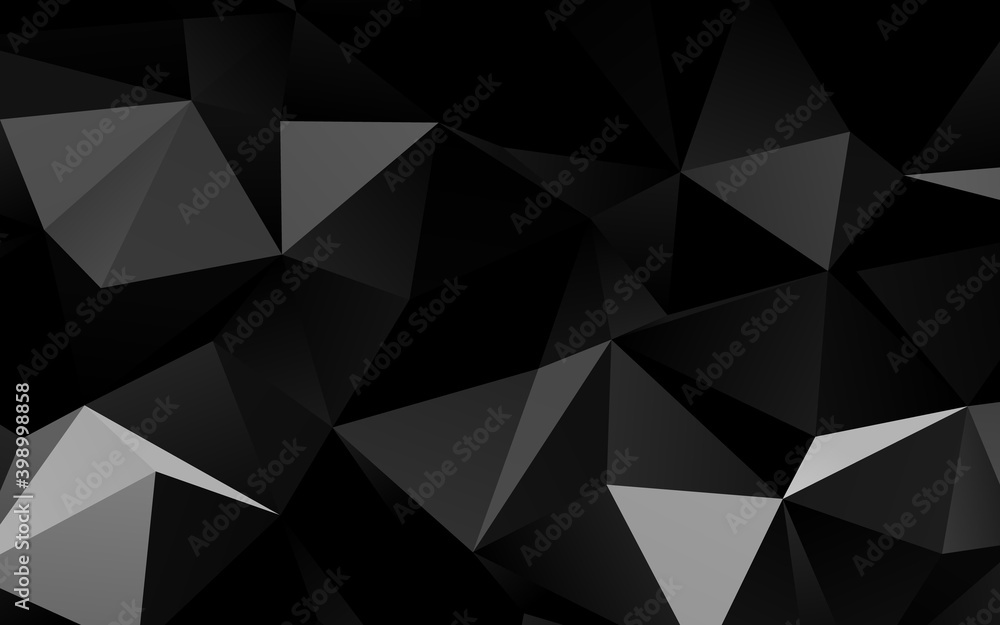 Light Silver, Gray vector blurry triangle pattern. Light Silver, Gray vector blurry triangle pattern.