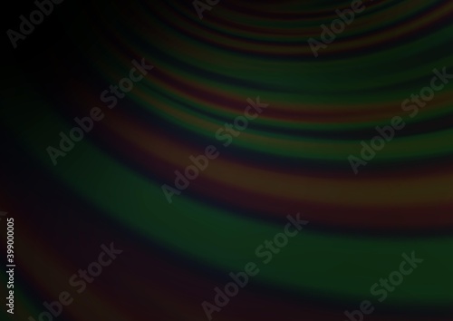 Dark Black vector abstract blurred template.