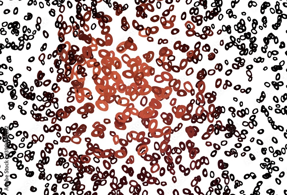 Dark Red vector cover with spots. Dark Red vector cover with spots.