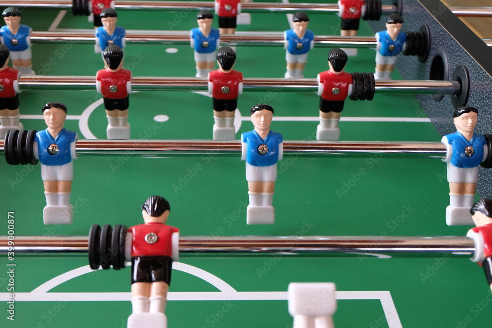 Mini Football Table Game for play, relax on vacation. Mini Football Table Game for play, relax on vacation.