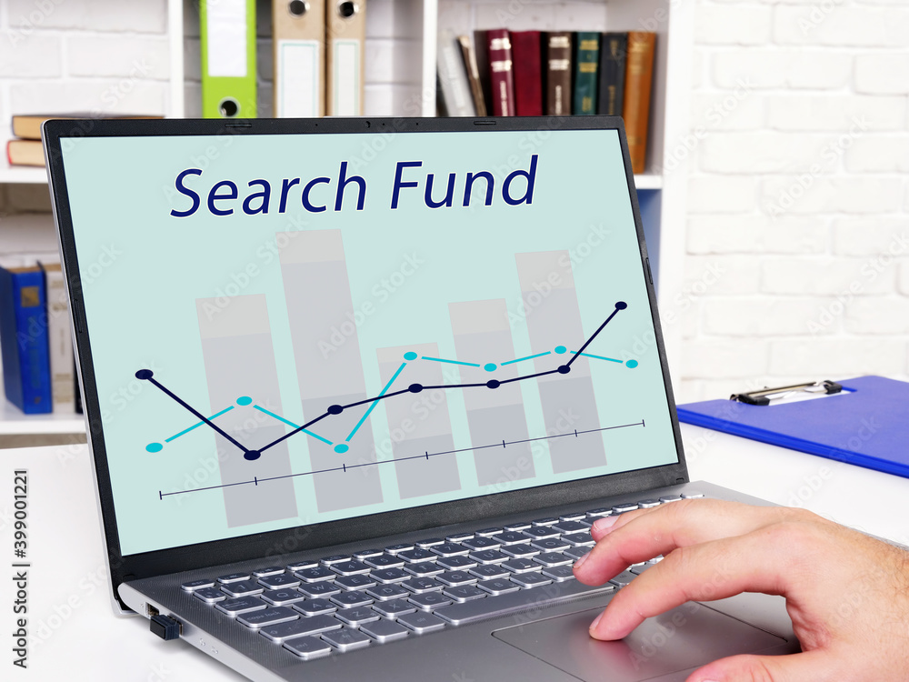 Financial concept about Search Fund with inscription on the page. Financial concept about Search Fund with inscription on the page.