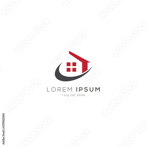 simple real state logo design