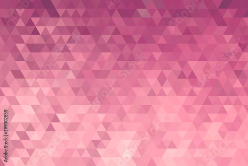 Vector Abstract rose triangle pattern background. No transparent, no gradient