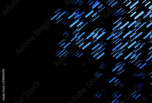 Wallpaper Mural Dark BLUE vector template with repeated sticks. Torontodigital.ca