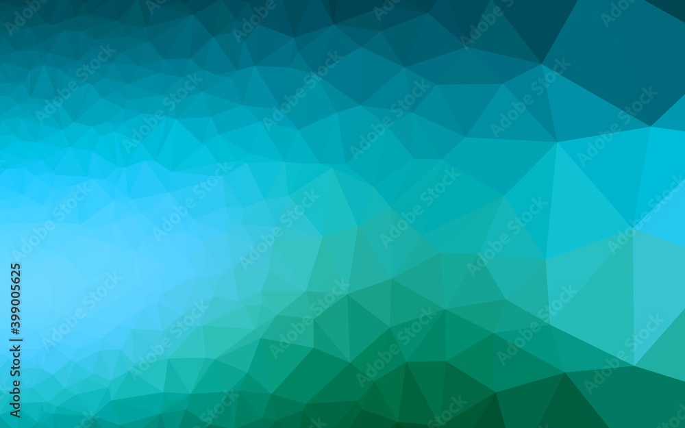 Light Blue, Green vector polygonal background. Light Blue, Green vector polygonal background.