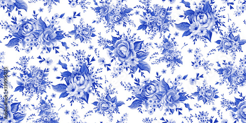 Beautiful Seamless pattern on background, vector illustration
