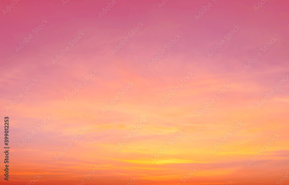 sky,Beautiful sunset sky,Pastel color pink and purple sky at sunset, Abstract fantasy aerial view pastel background, Pink sunlight on sweet colorful sky and purple cloud before sunset