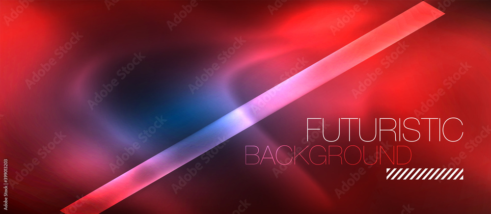 Neon geometric abstract background. Triangles with color glowing light effects in the dark. Vector illustration for covers, banners, flyers and posters and other Neon geometric abstract background. Triangles with color glowing light effects in the dark. Vector illustration for covers, banners, flyers and posters and other