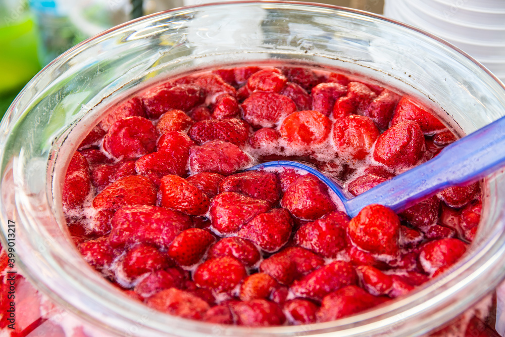 Strawberry Jelly from Thailand Southeast Asia Strawberry Jelly from Thailand Southeast Asia