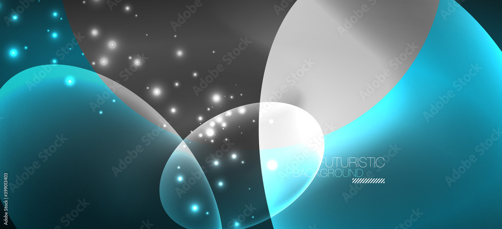 Neon ellipses abstract backgrounds. Shiny bright round shapes glowing in the dark. Vector futuristic illustrations for covers, banners, flyers and posters and other Neon ellipses abstract backgrounds. Shiny bright round shapes glowing in the dark. Vector futuristic illustrations for covers, banners, flyers and posters and other