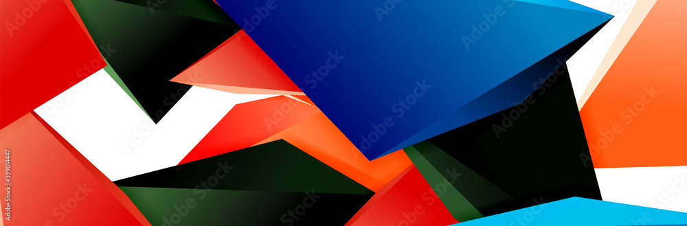 Triangle mosaic abstract background, 3d triangular low poly shapes. Geometric vector illustration for covers, banners, flyers and posters and other Triangle mosaic abstract background, 3d triangular low poly shapes. Geometric vector illustration for covers, banners, flyers and posters and other