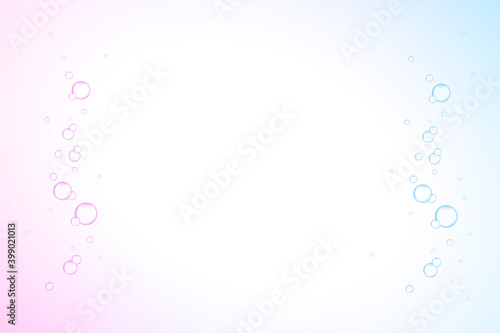 泡　白ベース　背景　Underwater_fizzing_air_bubbles