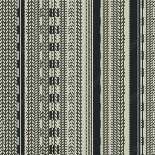  Vertical ikat gradient ,ombre seamless plain pattern  in natural  black, orange white with  zig zag, stripe, abstract background for textile design, wallpaper, surface Japanese background. Ethnic 