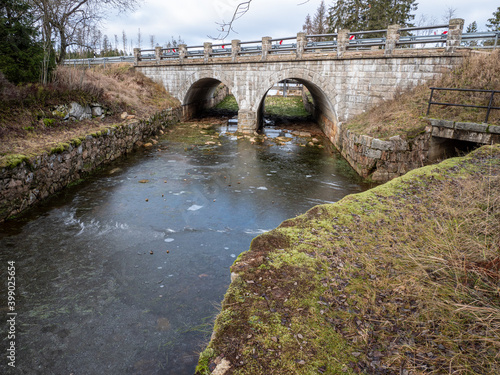 Oberlauf vom Oderteich im Winter photo