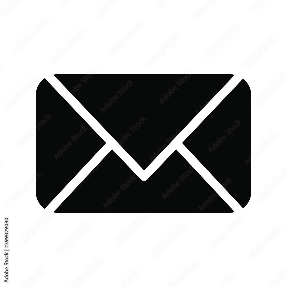 Mail icon. Online postal sign. vector illustration on white background Mail icon. Online postal sign. vector illustration on white background