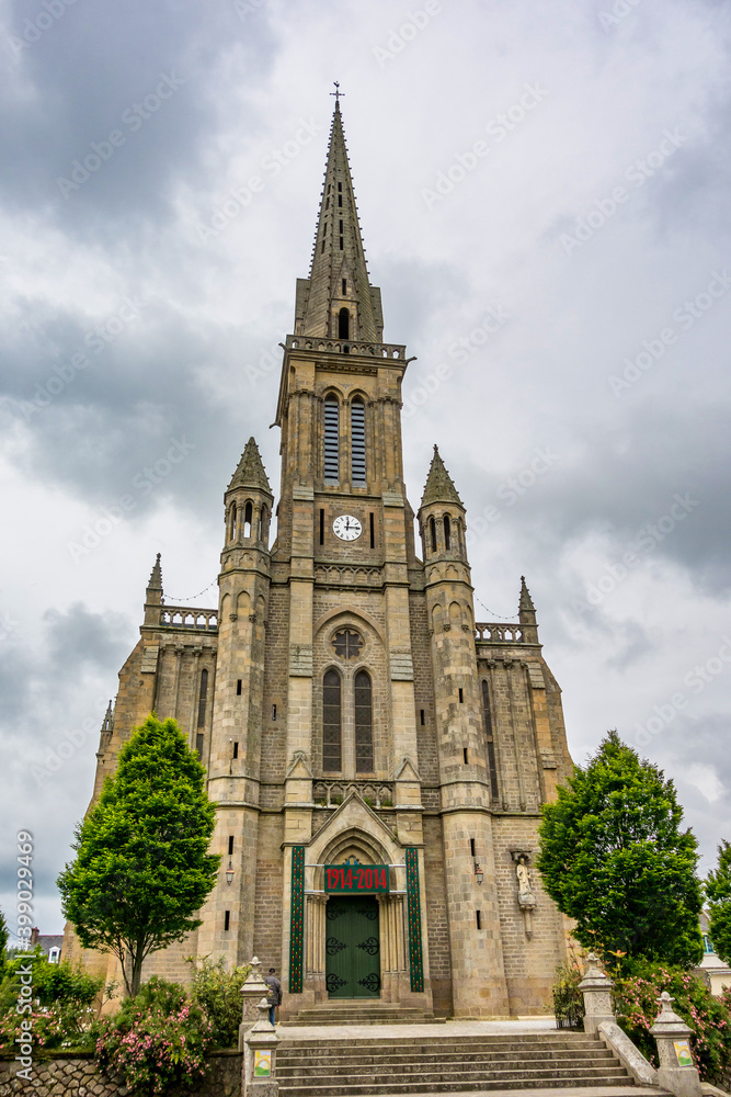 Beauport Abbey in Paimpol exterior view, town of Paimpol, department of Cotes d'Armor, Brittany, France