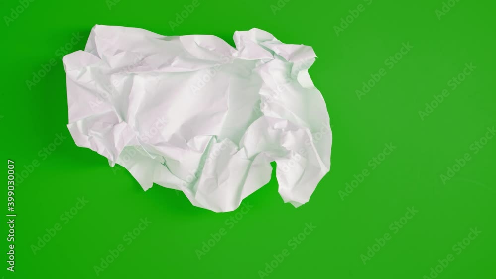 Paper wrinkles stop motion animation. Paper wrinkles stop motion animation.